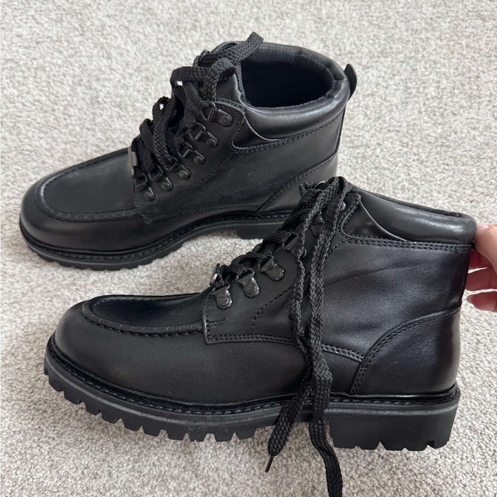 Men’s Traveler Sport TS Black Leather Boots - Size 8.5